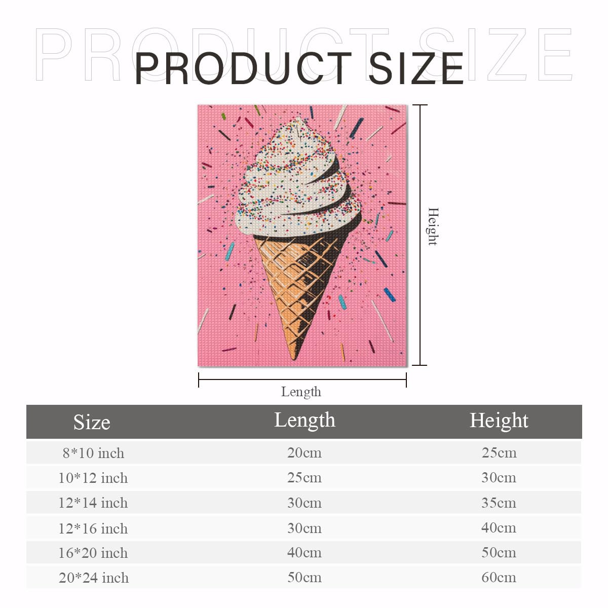 Amazon.com: Colorful Pop Art Graffiti Ice Cream-102778 Diamond